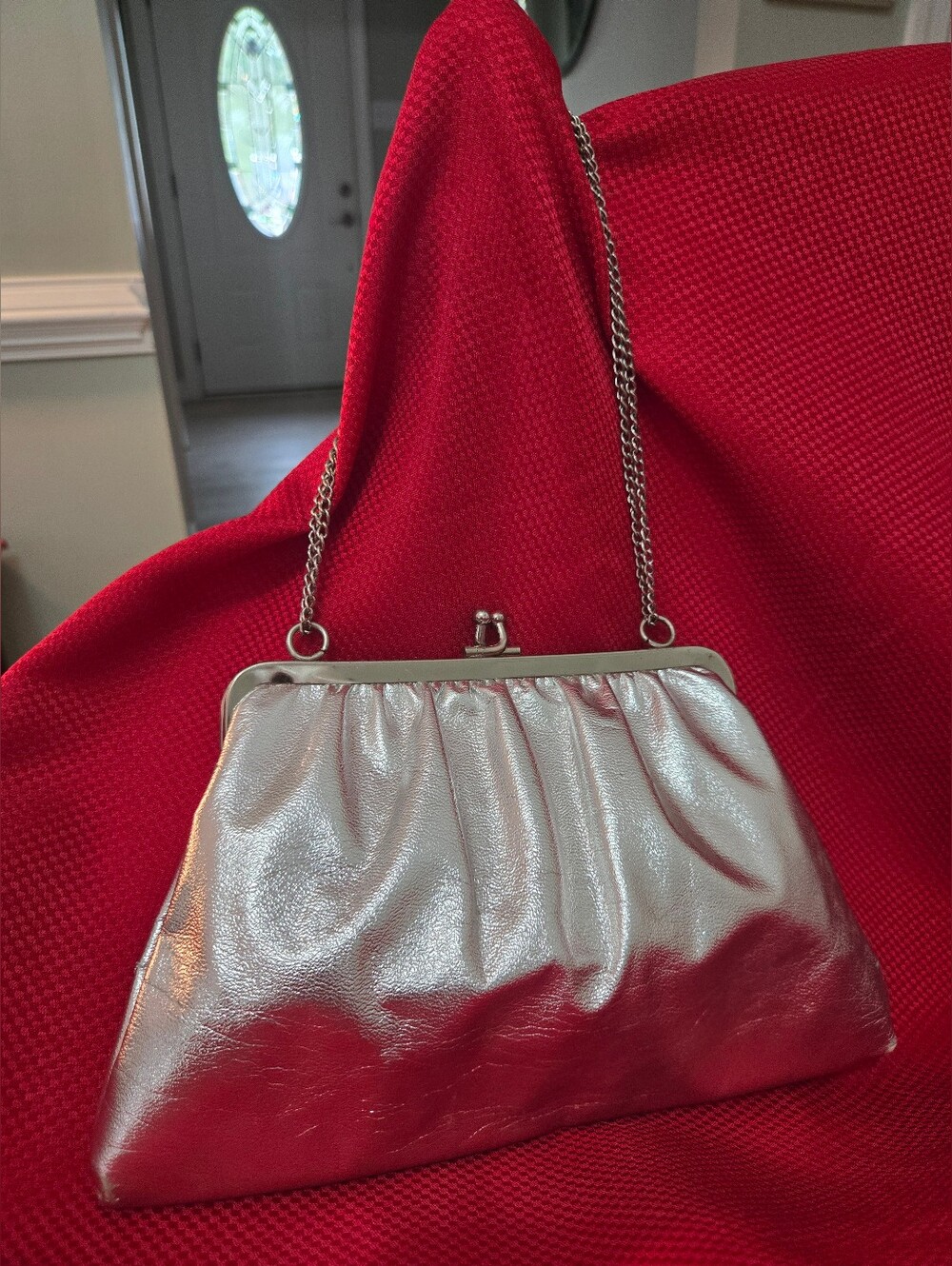 Vintage Silver Evening Bag